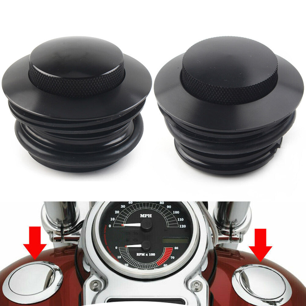 Thread Flush Pop Up Gas Cap Bel¨¹ftete Kraftstofftank Abdeckung f¨¹r for Harley Paar