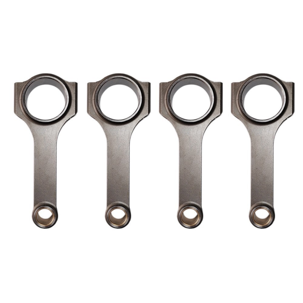 4-piece forged H-BEAM 5.459-inch connecting rods for Honda for Civic CRX D16L boltless design.