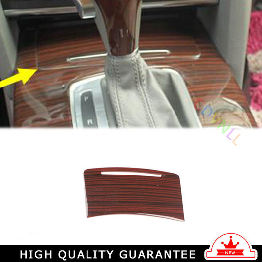 Console Cigarette Lighter Storage Box Trim Fit for Audi A6L 2005-2011 Red Wood