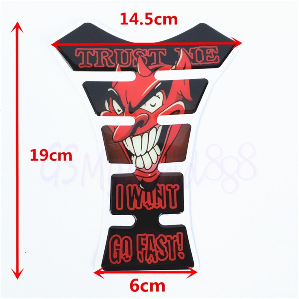Tank Pad Devil Decal Stickers Emblem Fit for XSR900 700 XJR1300 FZ8 XJ6 FZ09 FZ1