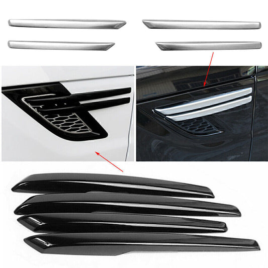 4PC Side Front Fender Air Wing Vent Cover Trims Fits for Range Rover Sport 2014-2017