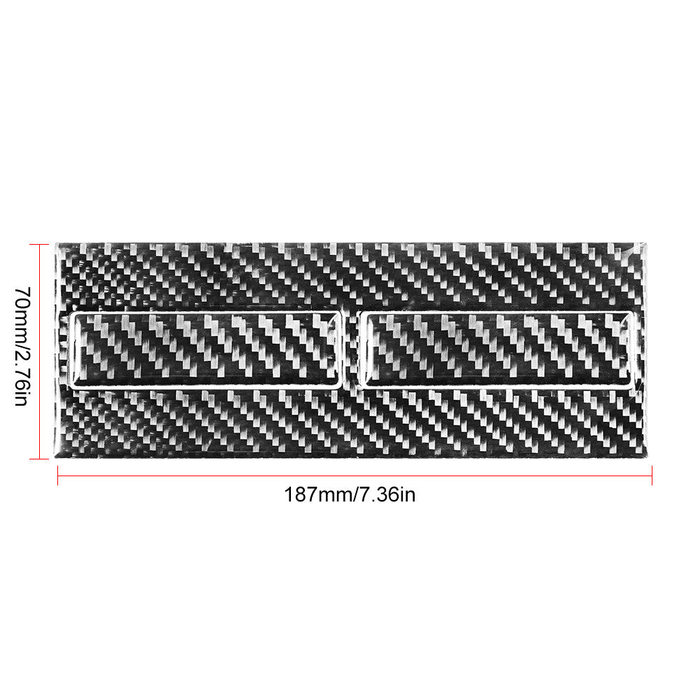 3x Carbon Fiber Interior Cupholder Cover Trim for Porsche Boxster/996 1998-2004