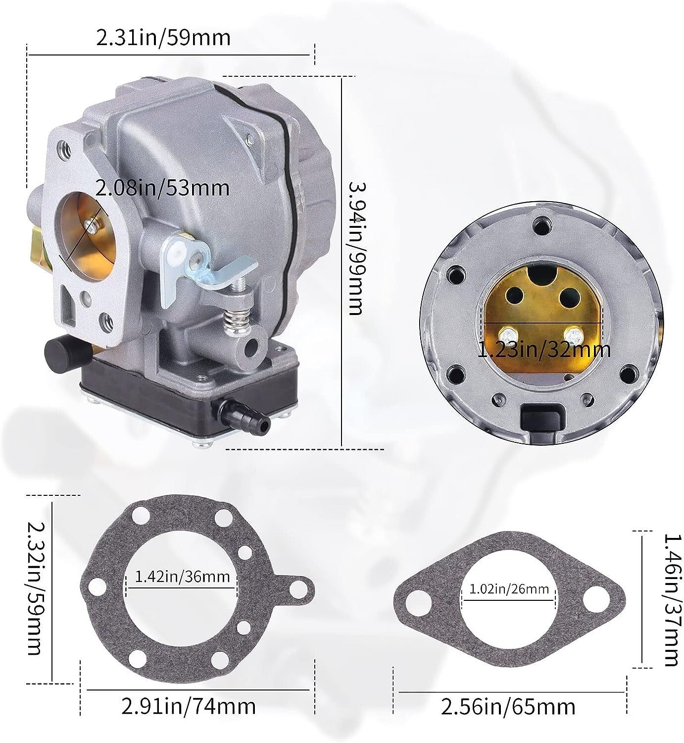 693480 Carburetor for BS 693479 694056 42E707 42A707 42A777 499306 495181