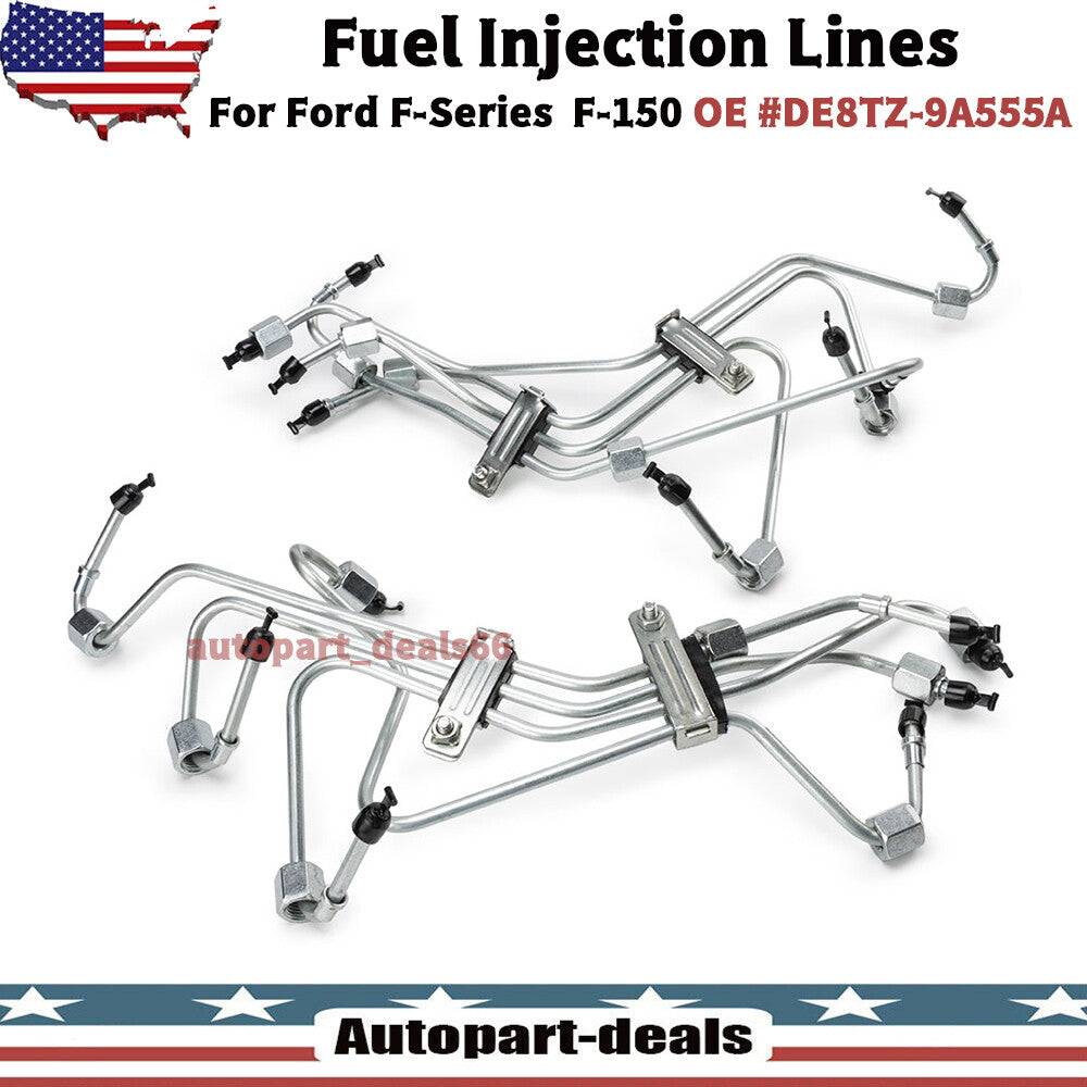Fuel Injection Lines for Ford F-Series F-150 6.9L 7.3L IDI Diesel DE8TZ-9A555A