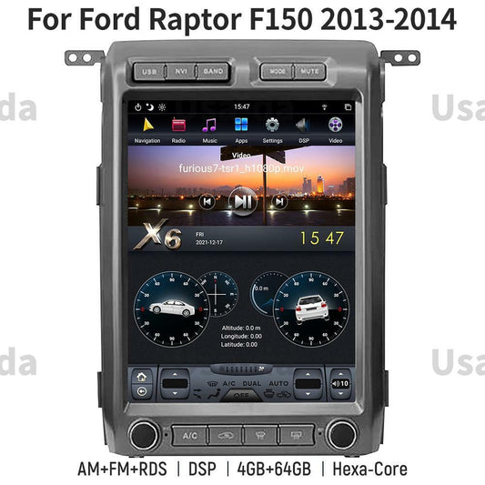 13 for Ford F150 2013-2014 4+64G Car GPS Navigation System Radio Stereo