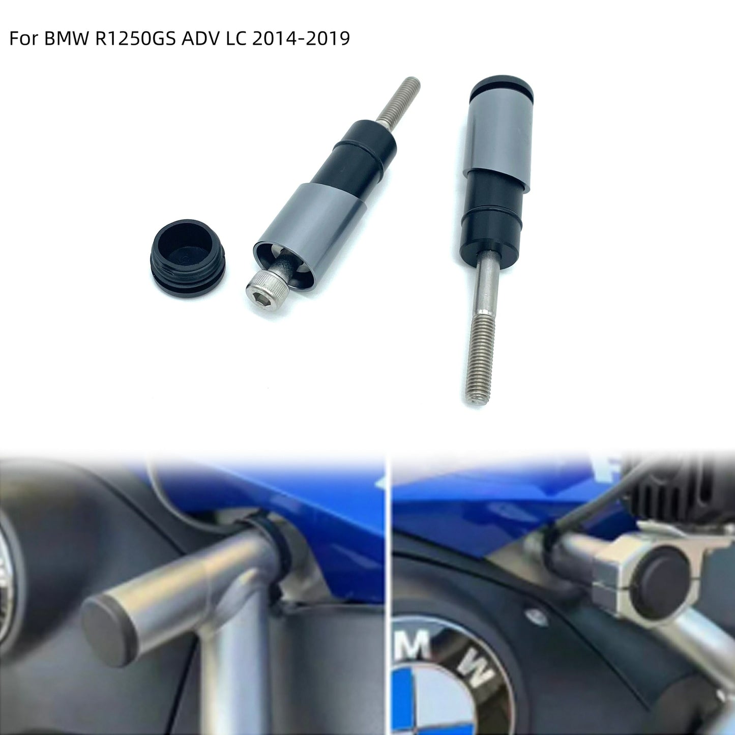 Spotlight Bracket Fog Driving Light Crash Bar Guard Mount for BMW R1250gs Adv