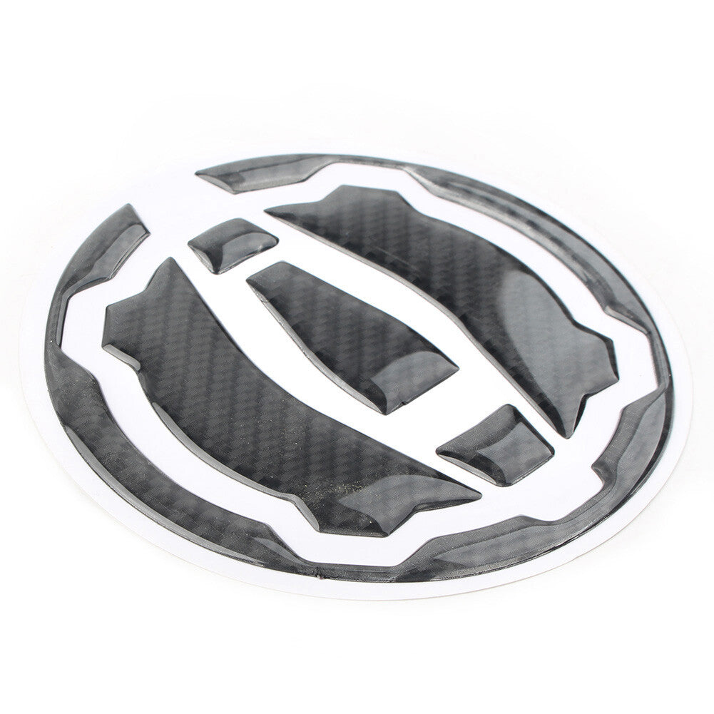 for Kawasaki 400 650 /Z650 Z900 Carbon Fiber Oil Tank Gas Cap Pad Decal