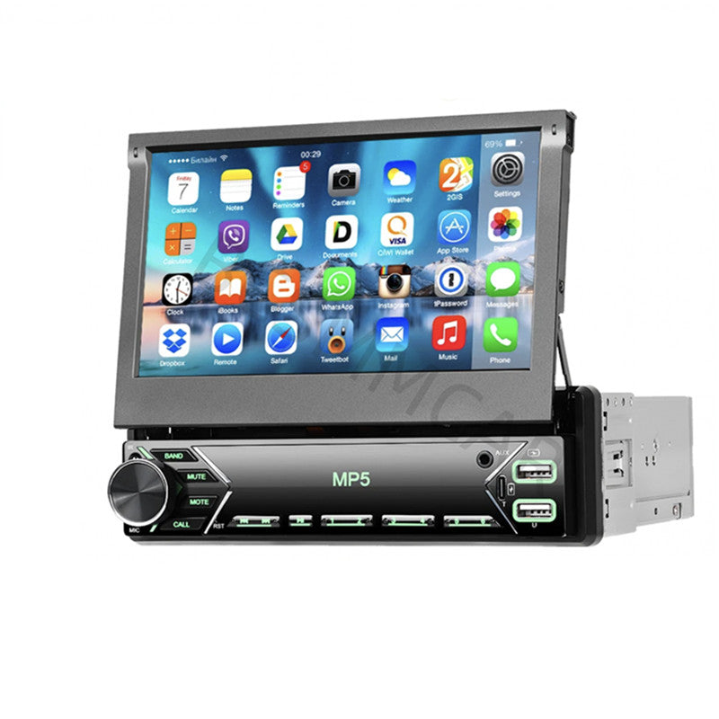 7in Car Stereo Radio HD Touch Screen Single 1 Din MP5 Player Bluetooth FM USB