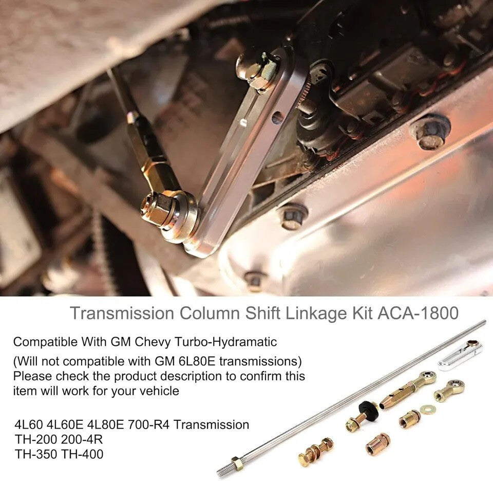 ACA-1800 For GM 4L60 4L60E 4L80E TH350 21 Adjustable Column Shift Linkage Kit