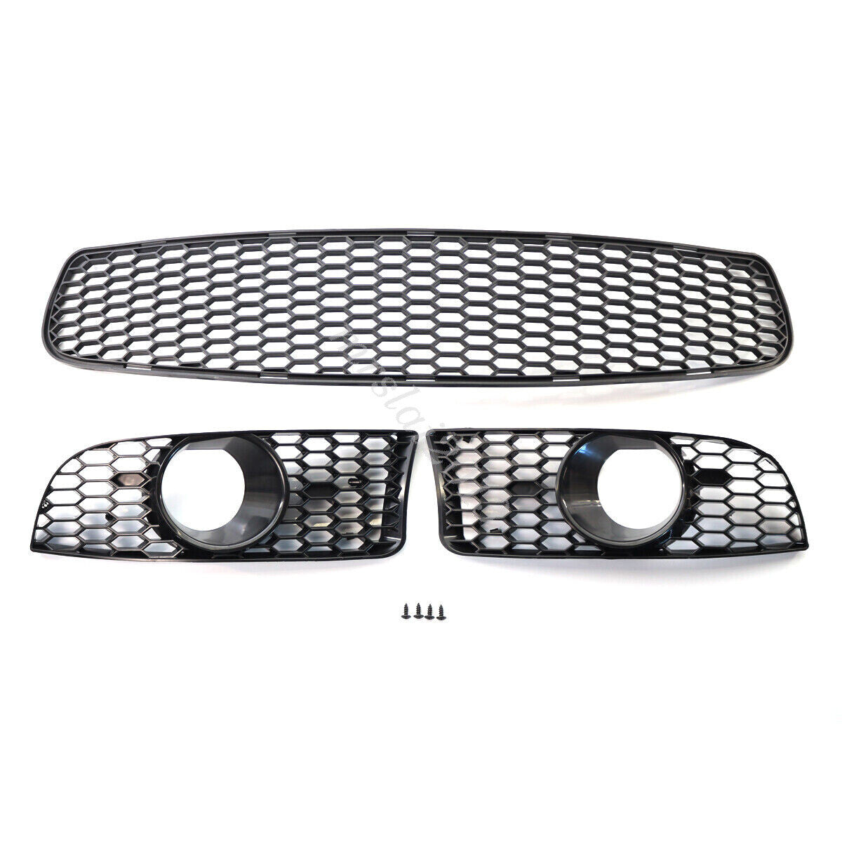 Front Bumper Fog lights Grilles Cover for BMW E90 3 SERIES 2009-2011 M3 STYLE
