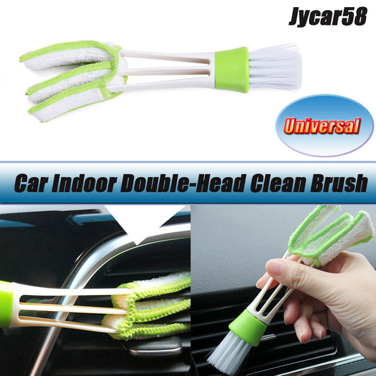 Double-Head Clean Brush Indoor Air-condition Outlet Window Care Cleaning Tool