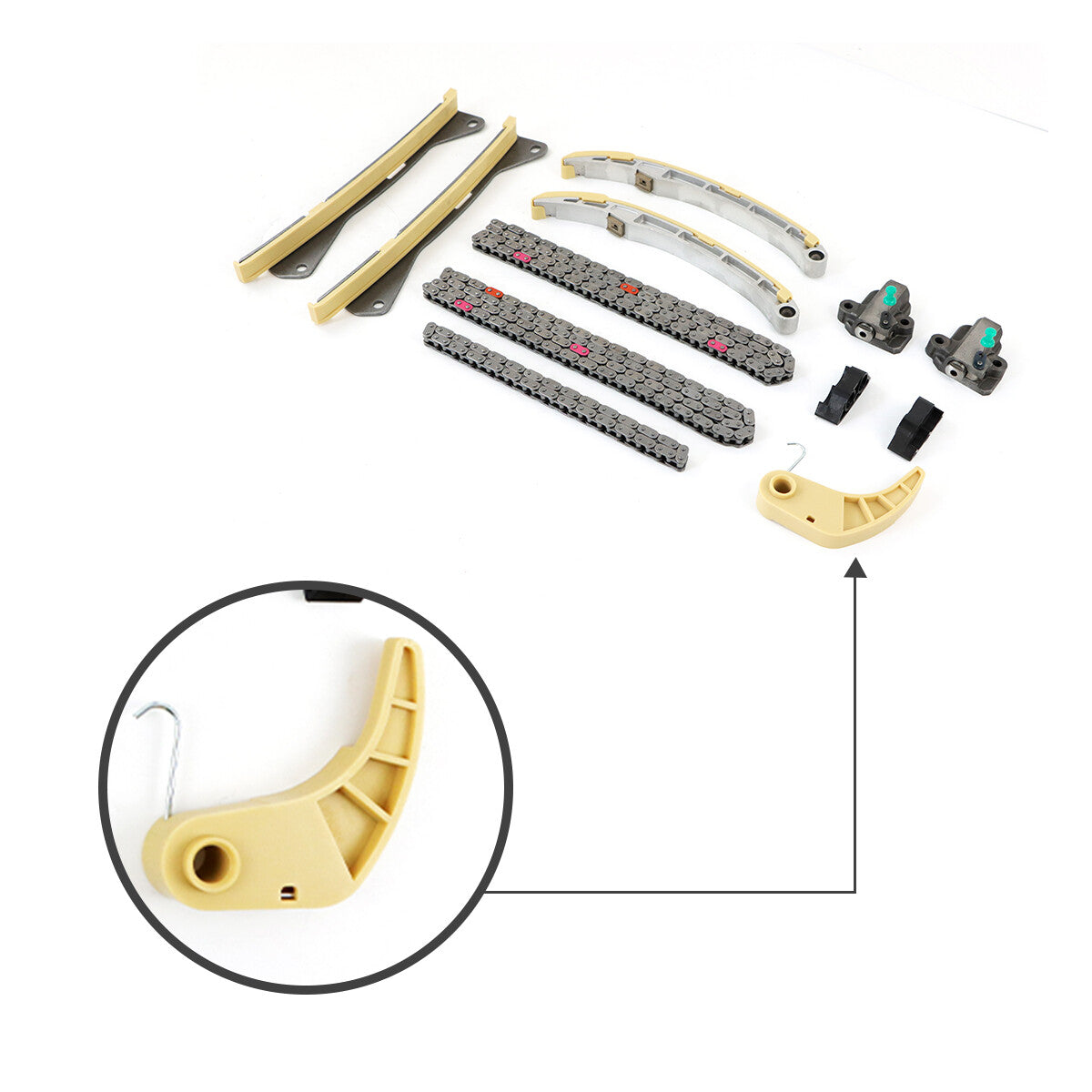 Timing Chain Kit For 2015-21 3.3L 3.8L for Hyundai Azera for Genesis Santa Fe for KIA Sedona