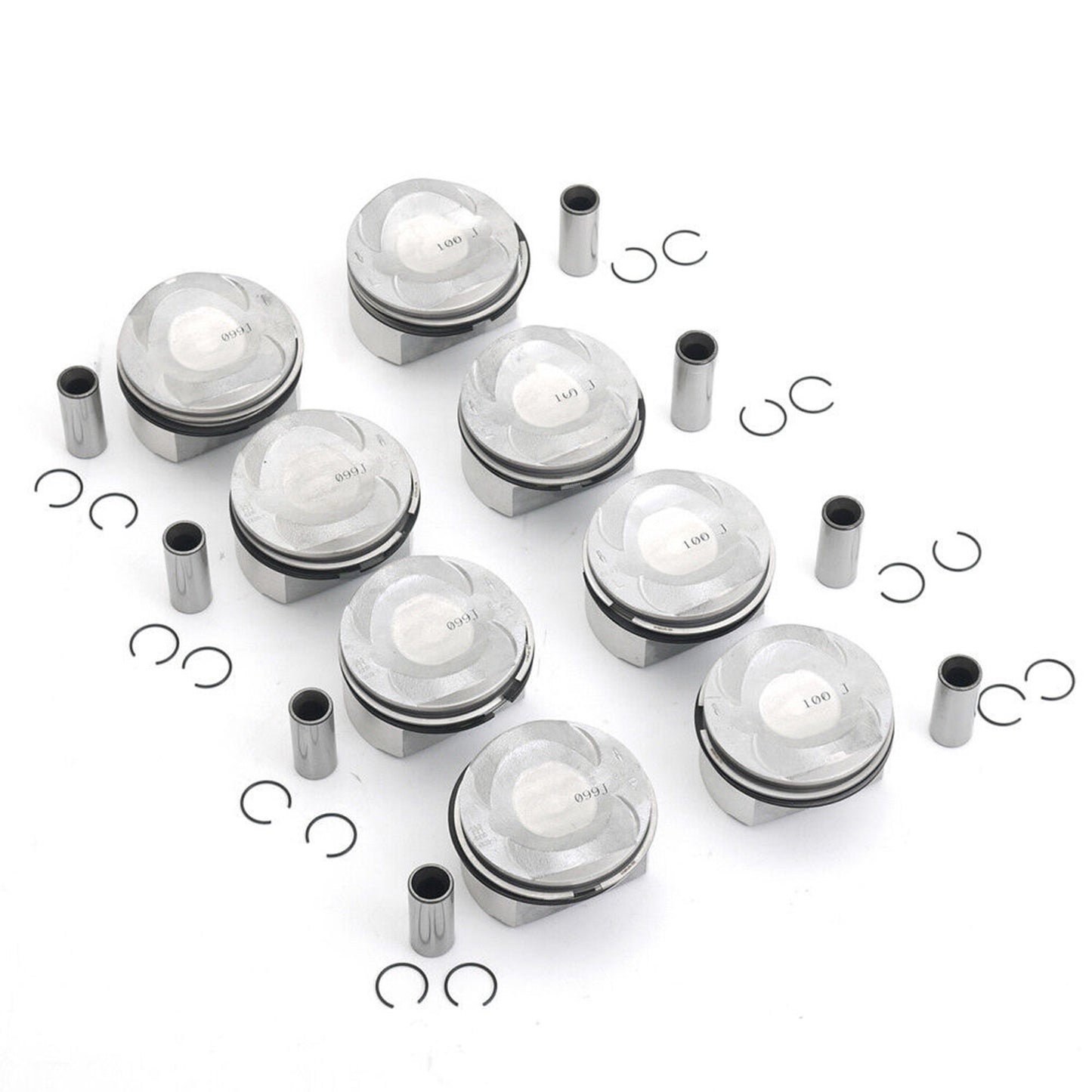 Pistons Rings Set ¦µ84.5mm Pin Wrist ¦µ20mm For 4.2L for VW Touareg for AUDI S5 A6 for A8 Q7