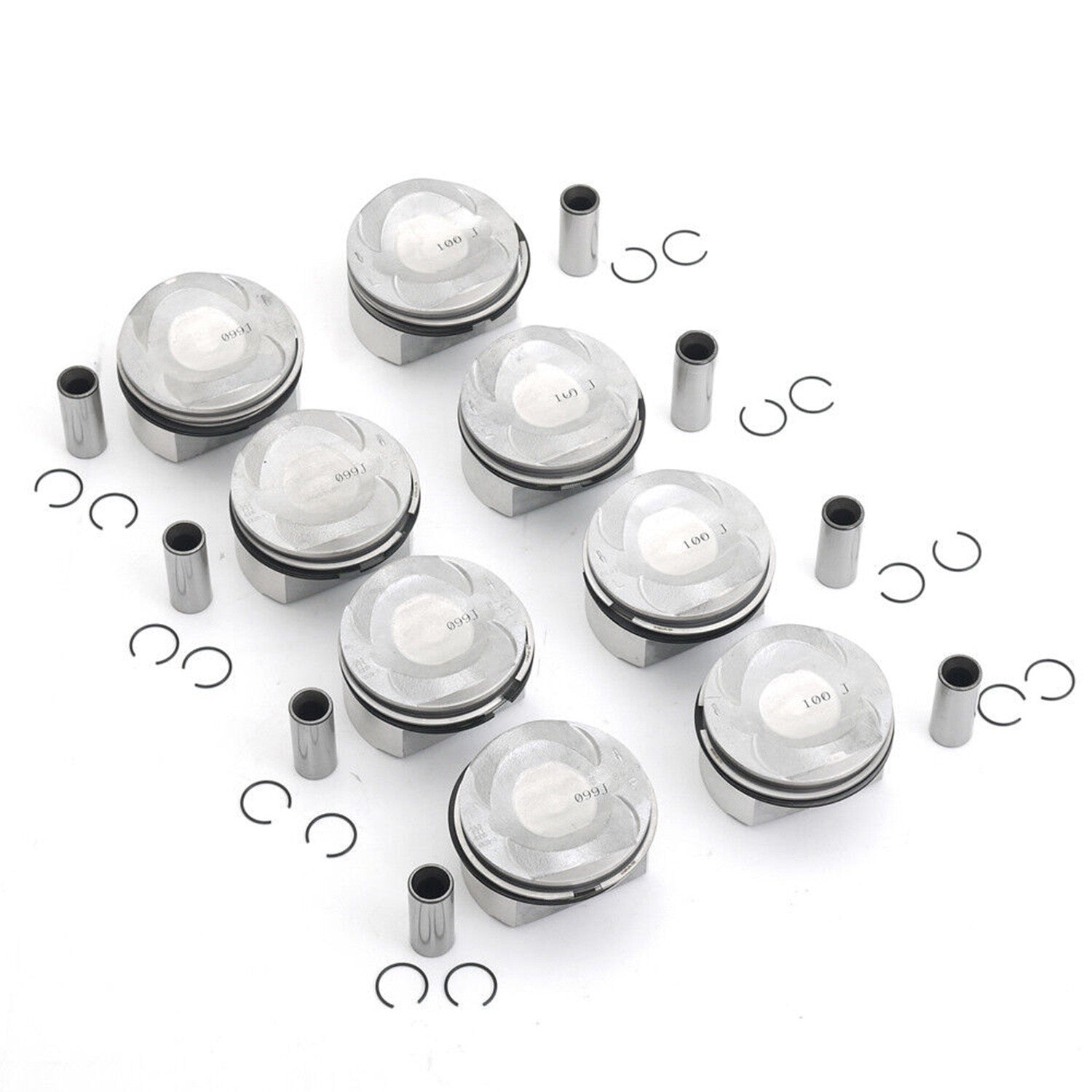 Pistons Rings Set ¦µ84.5mm Pin Wrist ¦µ20mm For 4.2L for VW Touareg for AUDI S5 A6 for A8 Q7
