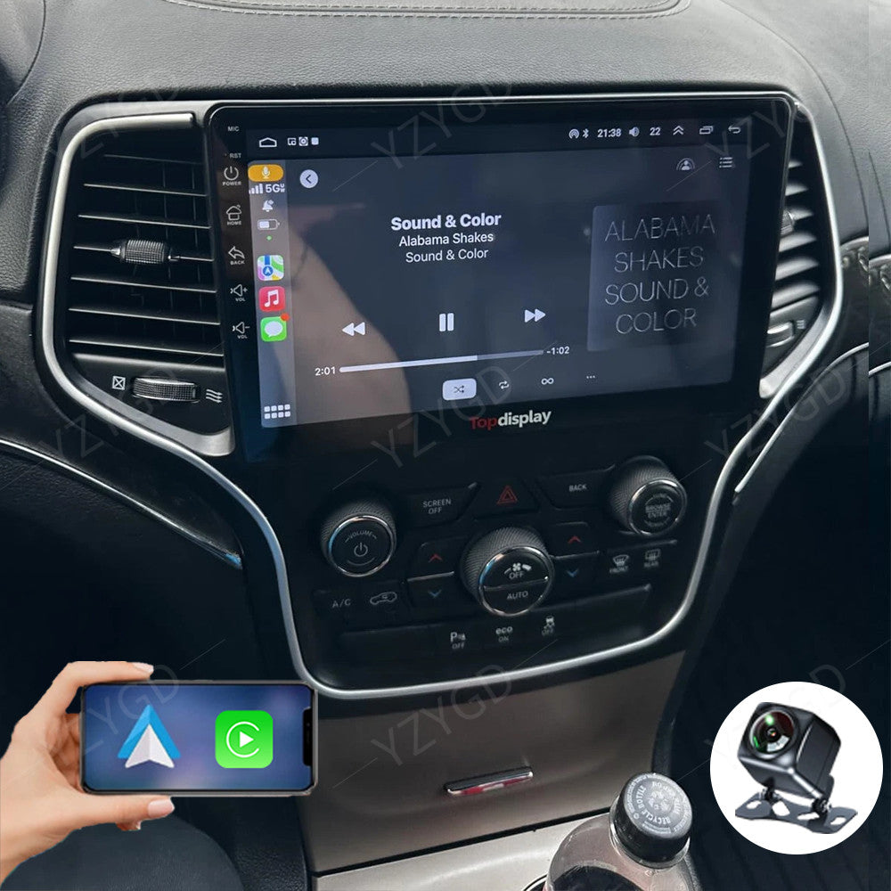 for Jeep for Grand Cherokee 2014-2022 Stereo Android 14 Carplay Car Radio GPS Screen