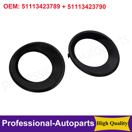 One pair of fog light cover decorative primers suitable for BMW X3 E83 LCI 2007 2008 2009 2010