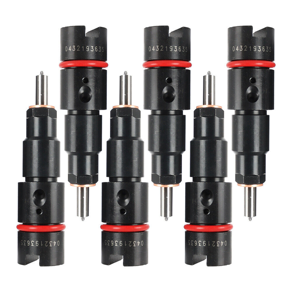 6PCS Fuel Injectors 0432193635 Fits for Dodge for Ram 5.9L 40-50 HP 24V