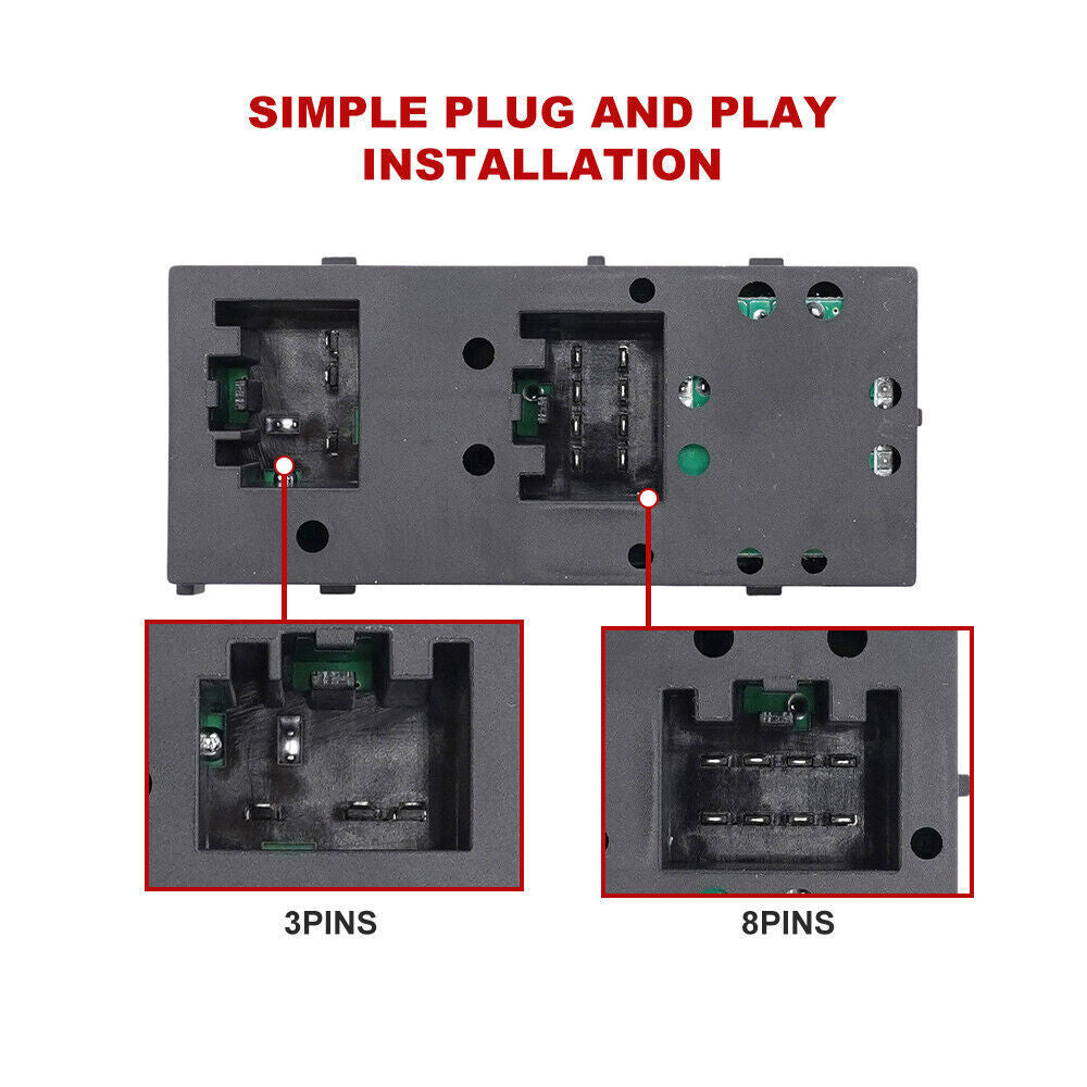 for Ford F150 Front LH driver side 5L1Z14529AA 1 New Power Window Master Switch