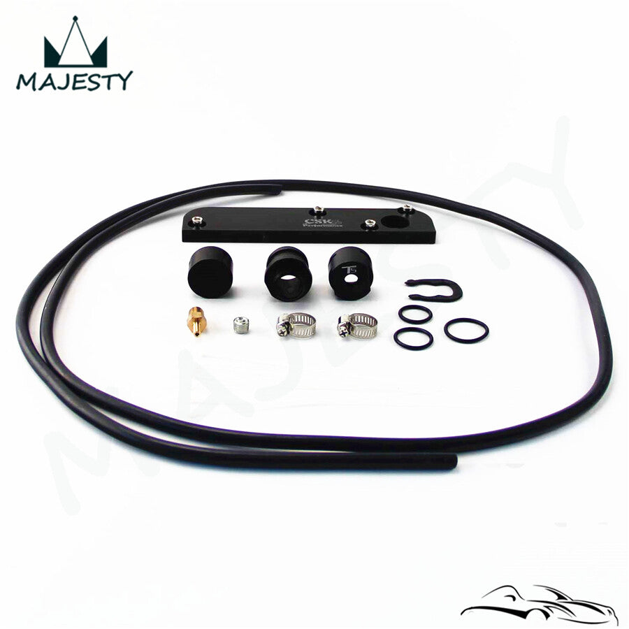 Fits for VW / for Audi 2.0T FSI Torque Solution Billet PCV Adapter w/ Boost Cap Kit BK