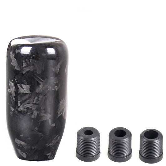 Universal Forged Carbon Fiber Manual MT Car Gear Stick Shift Knob Shifter Lever