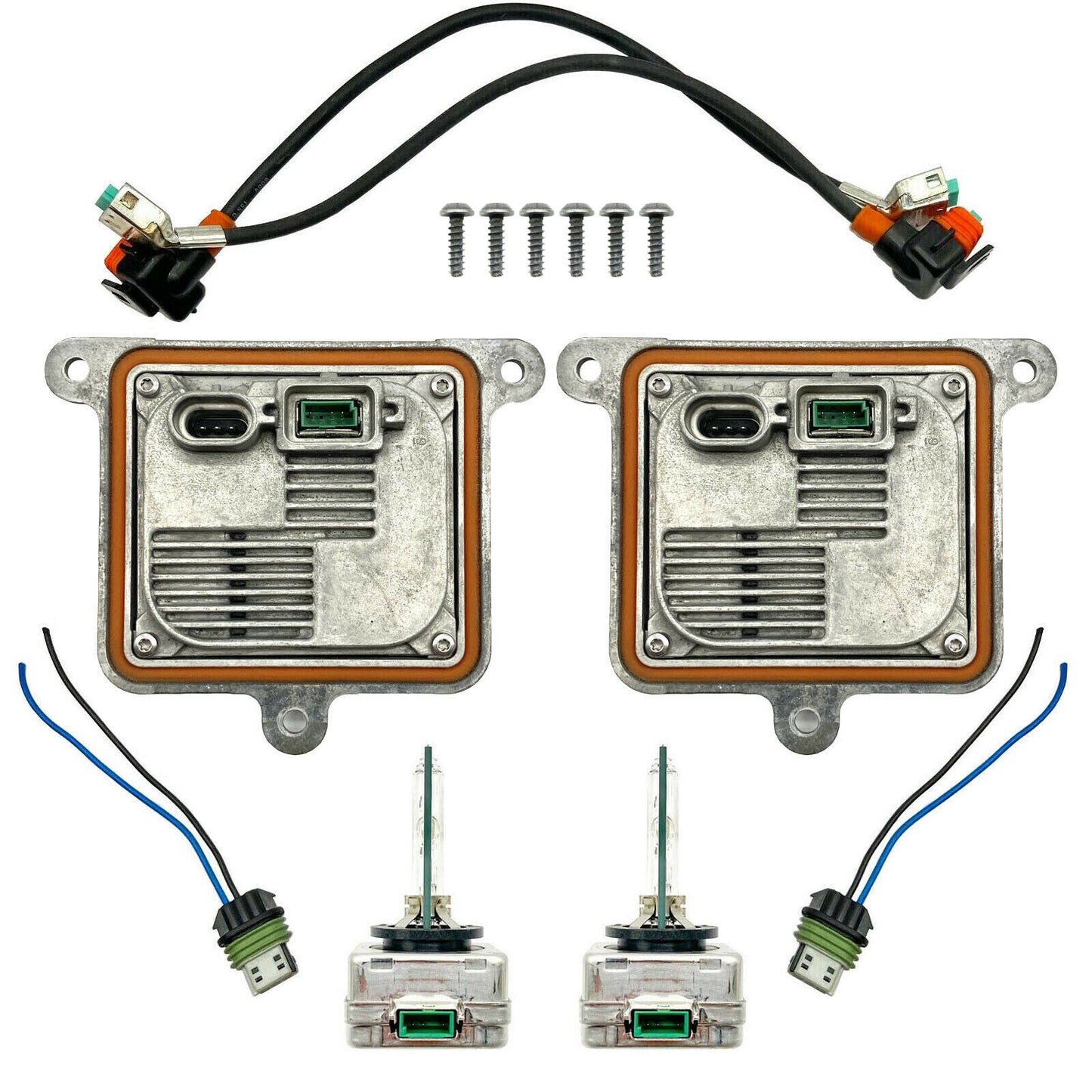2x 15-20 for GMC for Yukon Xenon Ballast Control Unit Module HID D3S Light Bulb Kit