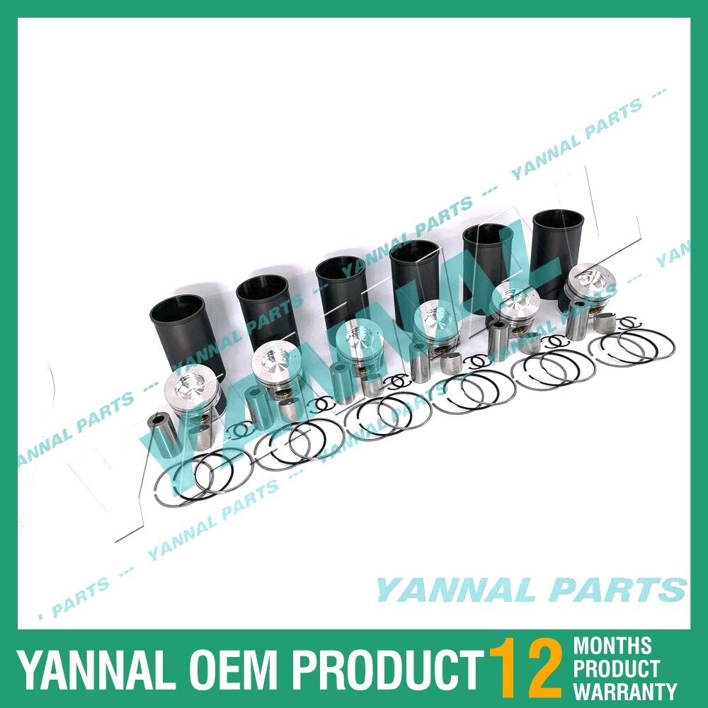 new for Hino J08 J08E cylinder overhaul liner kit with piston rings