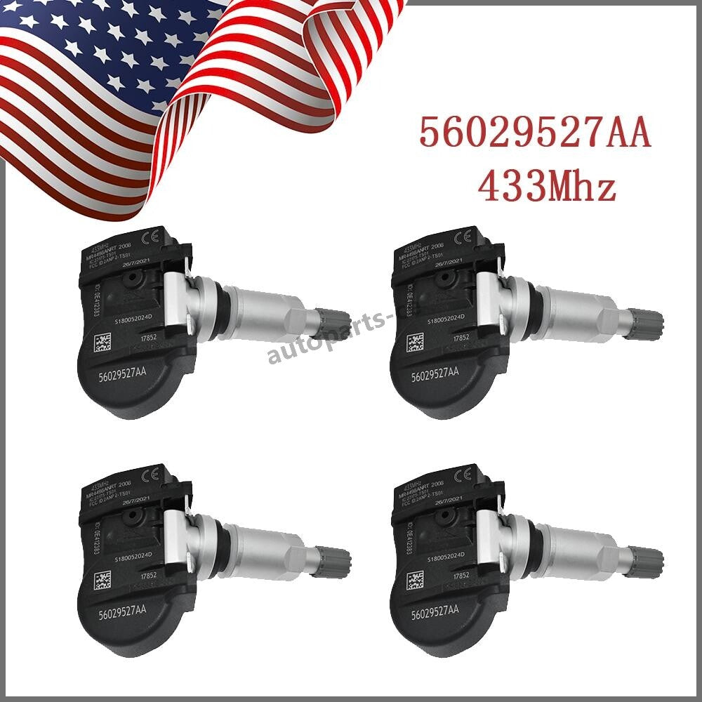 4PCS TPMS Pressure Sensor for Dodge Grand Caravan for Chrysler Town  Country 433Mhz