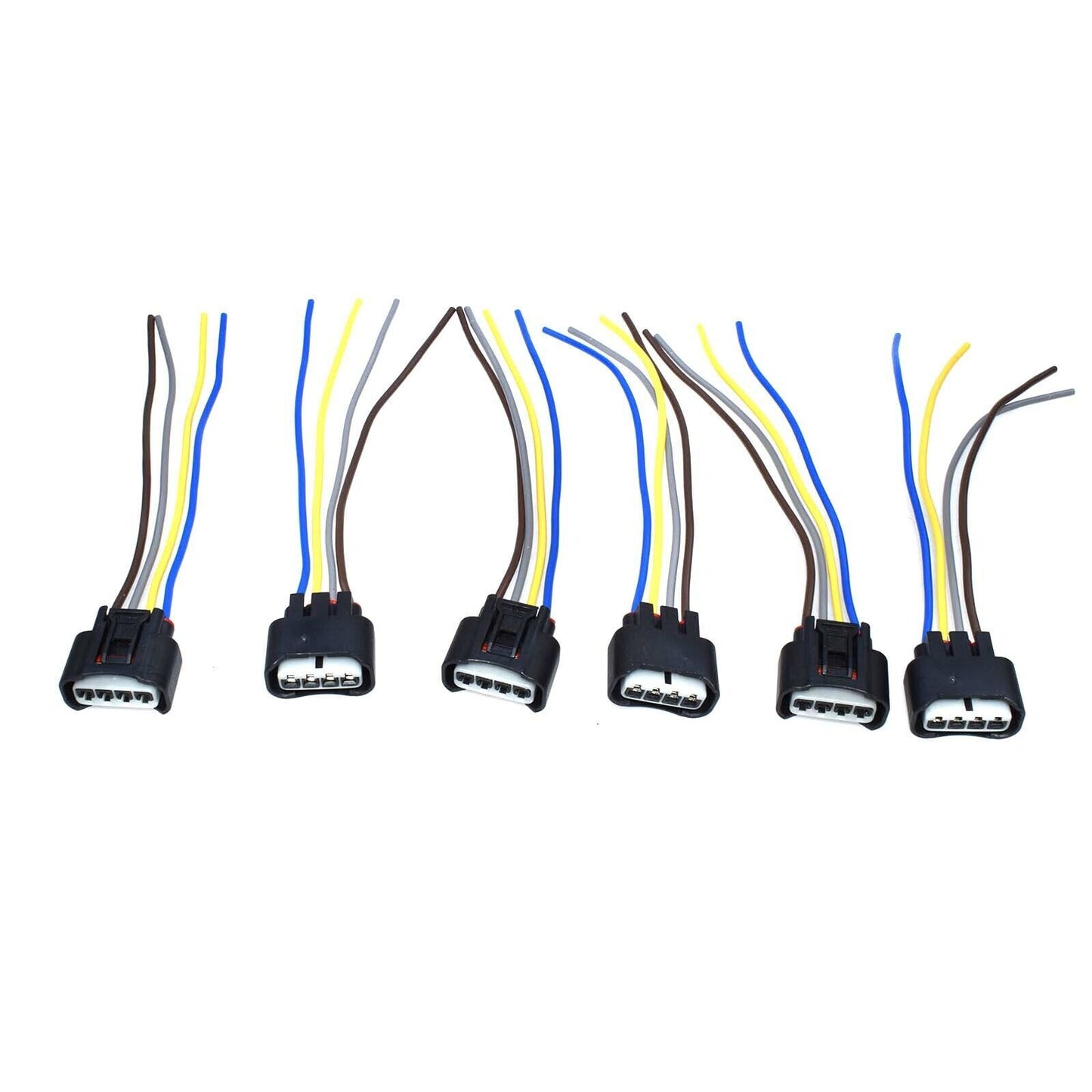 for Toyota Matrix for Corolla for Lexus 6Pc Connector Harness Ignition Coil 4-way femal