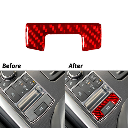 Red Carbon Fiber Parking Button Side Trim For Land for Range Rover Sport 2014-2017