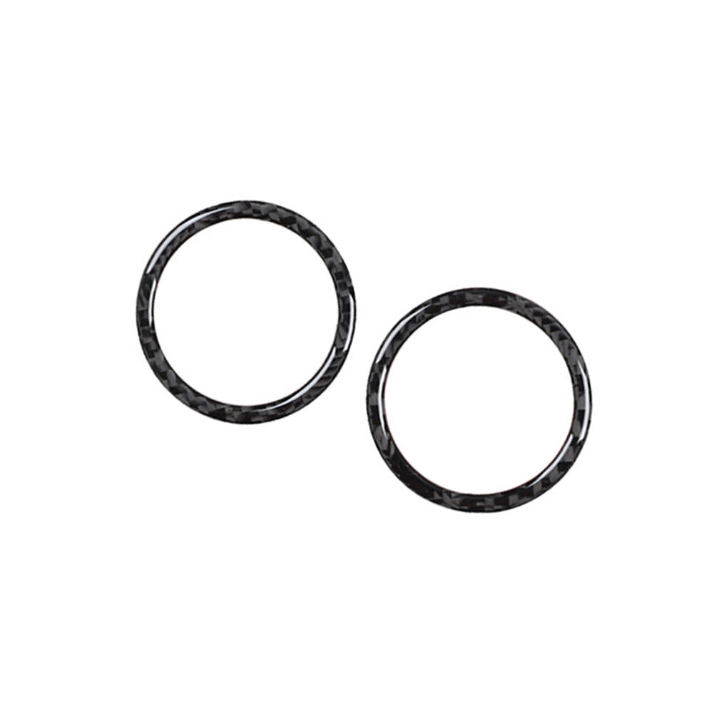 2Pcs Carbon Fiber Interior Defogger Vent Cover Trim for Acura TSX 2009-2014