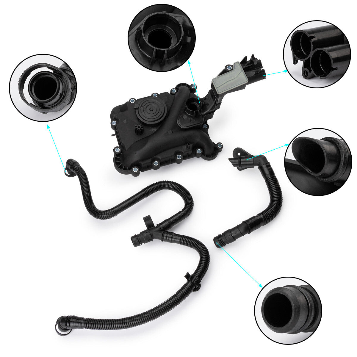 06E103547AB Oil Separator PCV Valve Ventilation Trim for Audi Q7 for A8 Q5 S4 for A6 A7 3.0TFIS