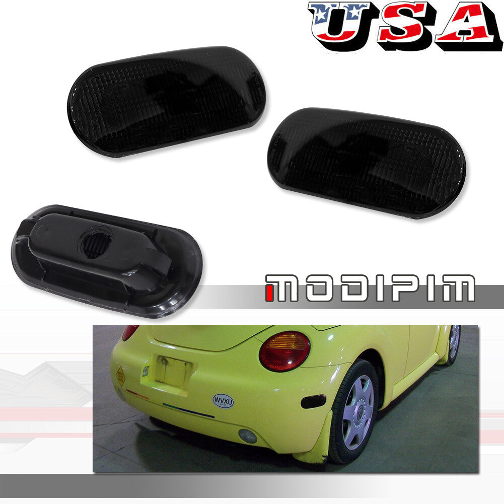 Suitable for Volkswagen Beetle 98-05, rear side marker lights (smoke effect, left and right pairs)