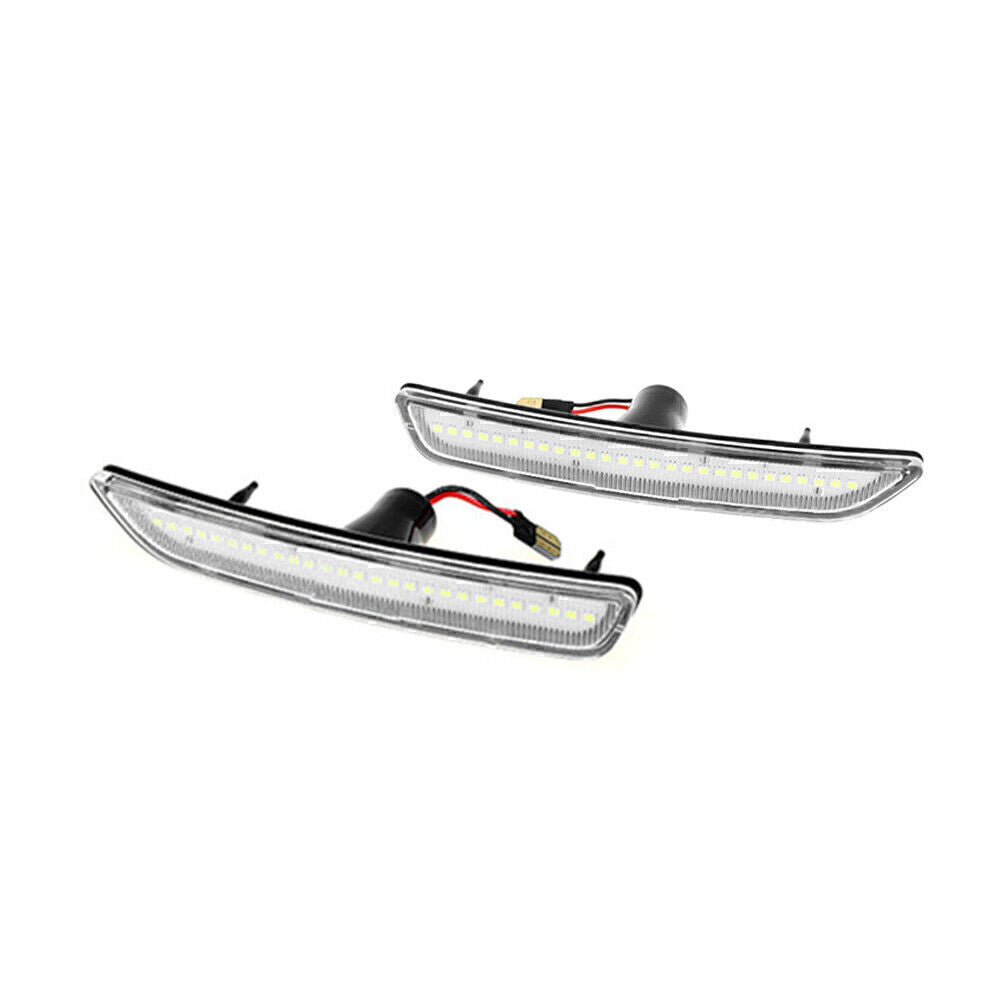 2x LED Front Side Marker Lights Fit for Ford for Mustang 2010-2014 2013 2012 2011 Yellow