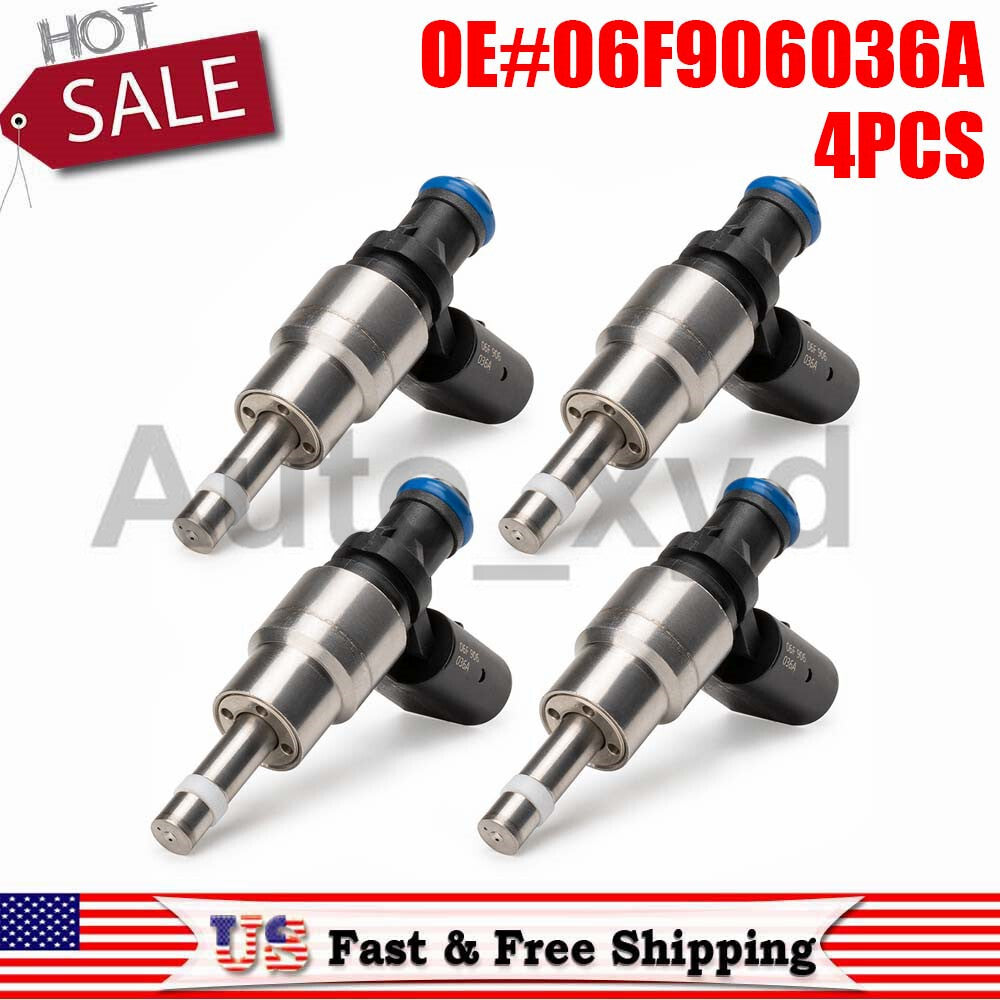 4X 06F906036A Fuel Injector NEW for AUDI A3 for A4 for A5 Q5 TT for VW CC EOS for JETTA for PASSAT