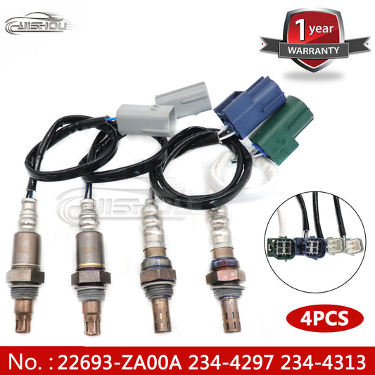 4-piece upstream + downstream oxygen sensor pack suitable for Nissan Frontier Xterra 4.0L 2007