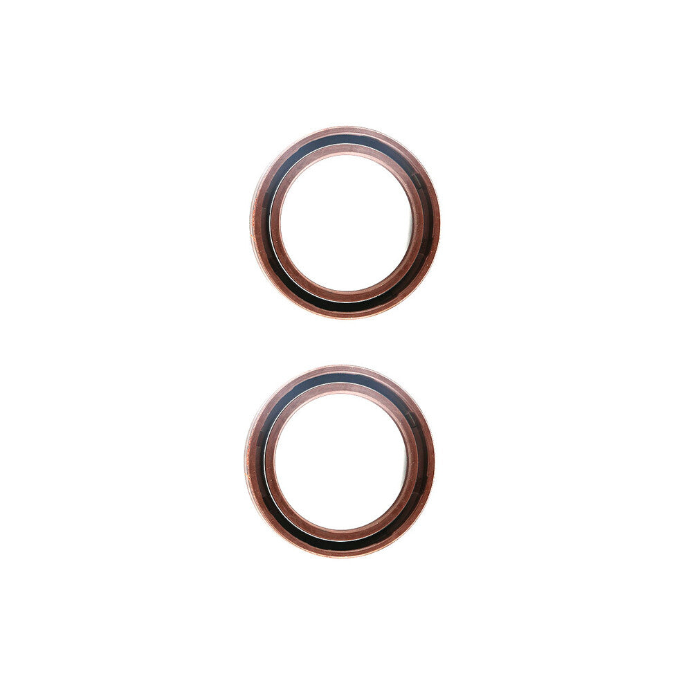 Fit 1998-09 for Volvo C70 S40 V70 2Pcs Engine Crankshaft Inner Timing Cover Oil Seal