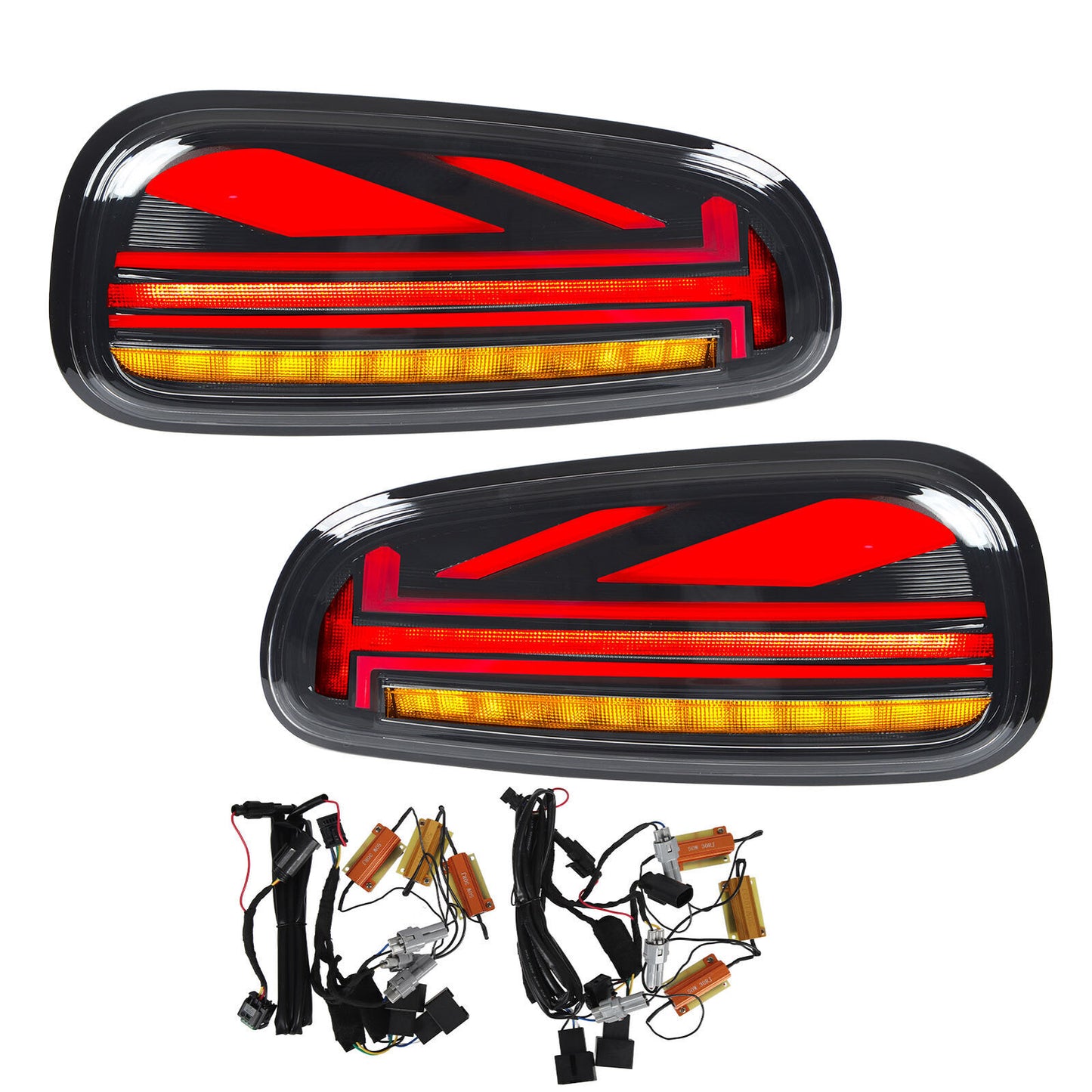 LED taillights with sequential turn signals for 2015-2020 for Mini Cooper F54 Clubman.