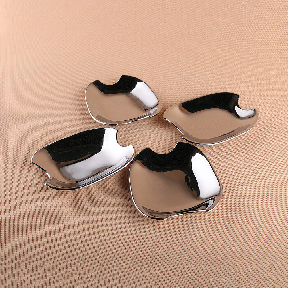 4Pcs Door Handle Cup Bowl Chrome Fit Highlander 2008-2010 for Toyota for Camry 2006-2011
