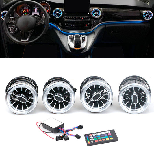 4-piece front dashboard air conditioning vent kit for Mercedes-Benz V-Class W447 Vito V250