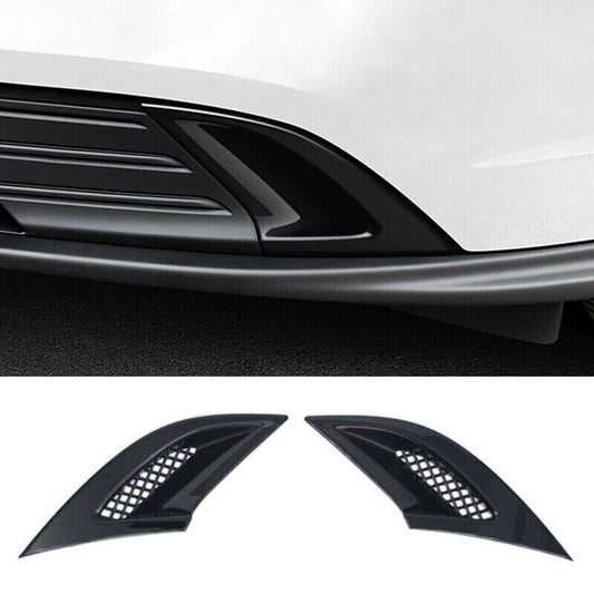 Glossy Black Front Fog Lamp Bumper Light Cover Trim for Honda Accord 2023 2024