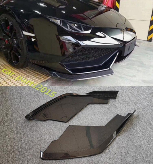 Carbon fiber front bumper lip trim for Lamborghini for Huracan LP610 DMC style