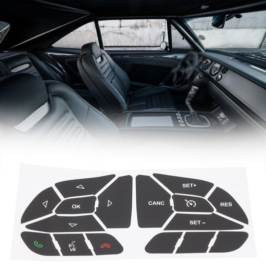 2016-2022 for Dodge Charger Steering Wheel Button Repair Decal/Sticker Sticker