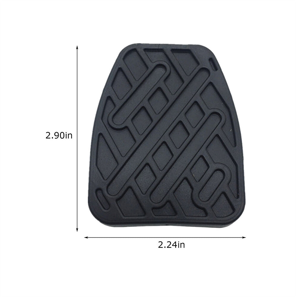 2X Black Rubber Brake  Clutch Pedal Pad Covers 46531JD00A for Nissan Qashqai
