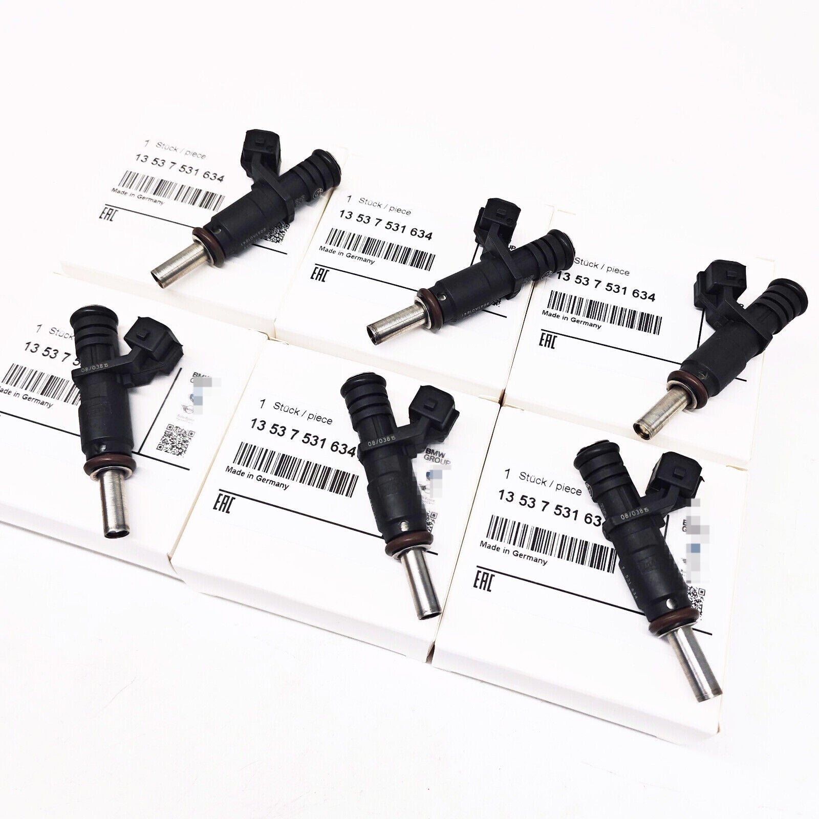 Six new fuel injectors for BMW E82, E88, E90, E92, E93, 128i, 328i. Contact: 06-12 13537531634