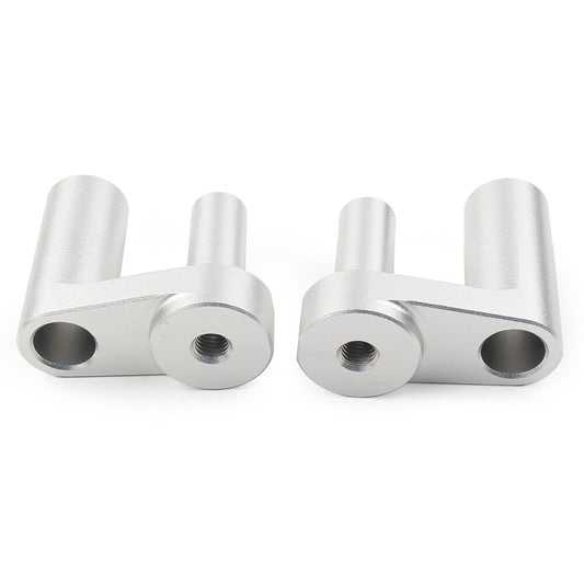 Silver Handlebar Risers Kit 1.625 Back Move Mount Clamp for BMW R1200RT R1250RT