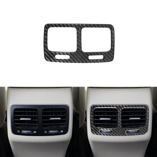 Carbon Fiber Rear Air Vent Outlet Frame Cover Trim for KIA Cadenza 2014-2016