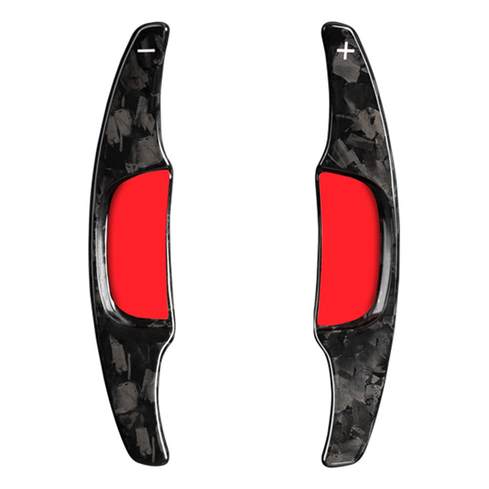 Carbon Fiber Steering Wheel Paddle Shifter Extension Fit for Mazda 3 2020-2021 Pair