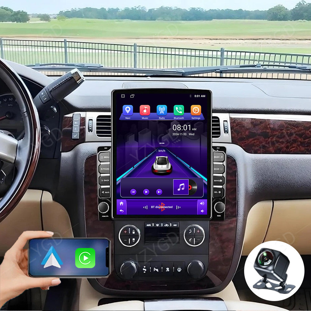 for GMC Yukon XL 2007-2014 Android Auto Carplay Car Radio GPS Stereo Screen WIFI