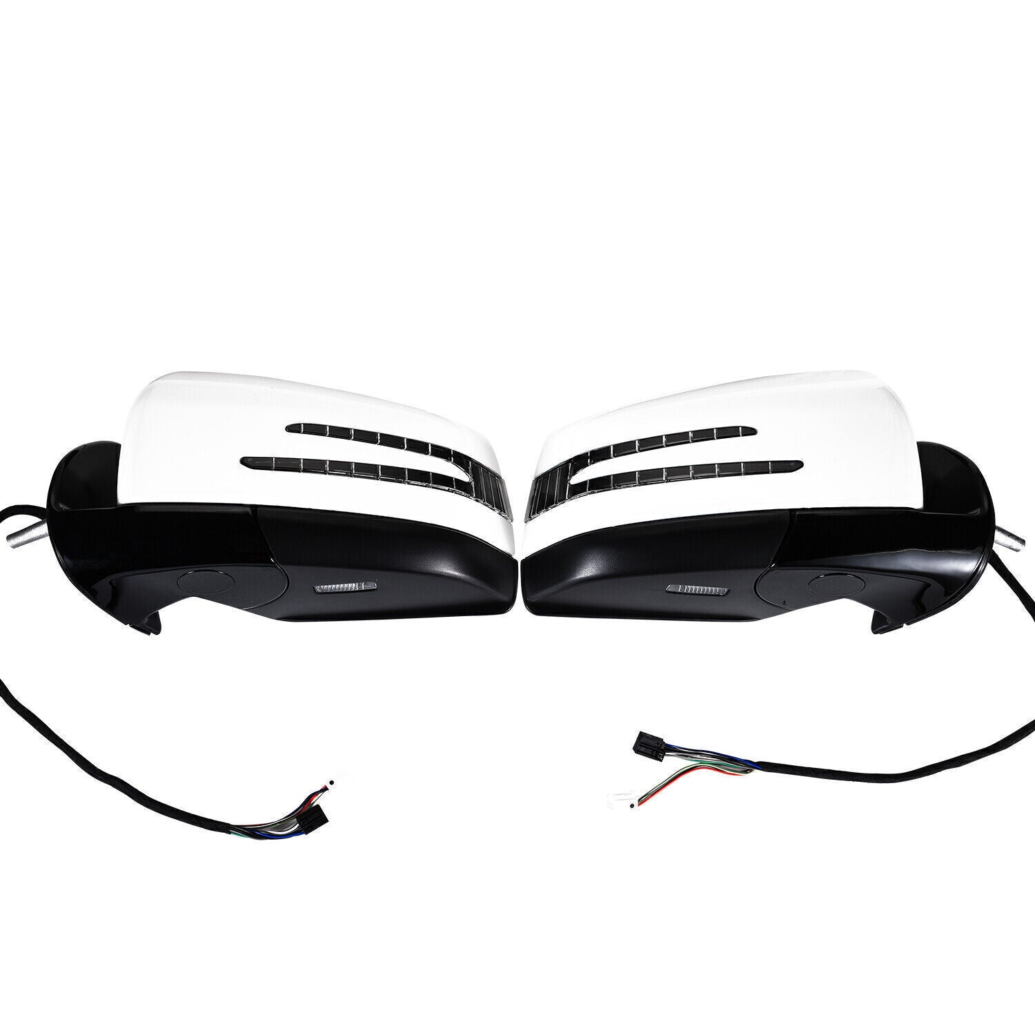 White Side Door Mirror 1 Pair for Mercedes-Benz M GL class ML63 ML350 2005-2011