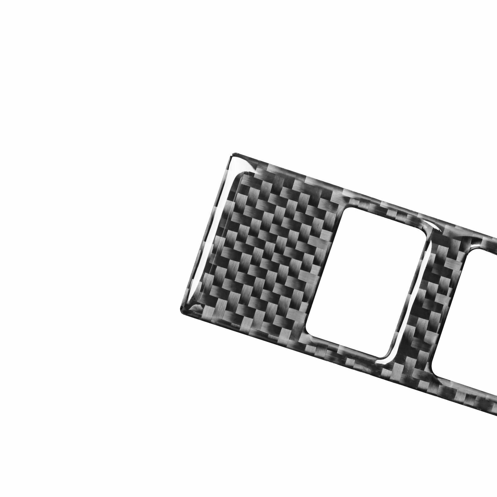 2Pcs Carbon Fiber Interior Switch Panel Cover Fit for Toyota Tundra 2014-18